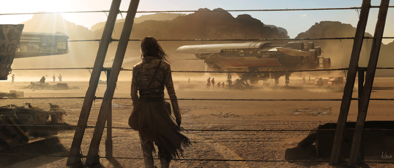 Illustration for article titled An Exclusive Look at the Never-Before-Seen Concept Art of Star Wars: The Force Awakens!